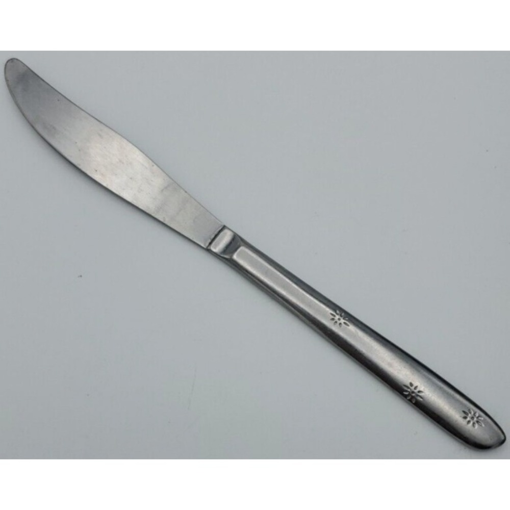 Vtg Superior Stainless Atomic Starburst Night Sky Star MCM Dinner Knife